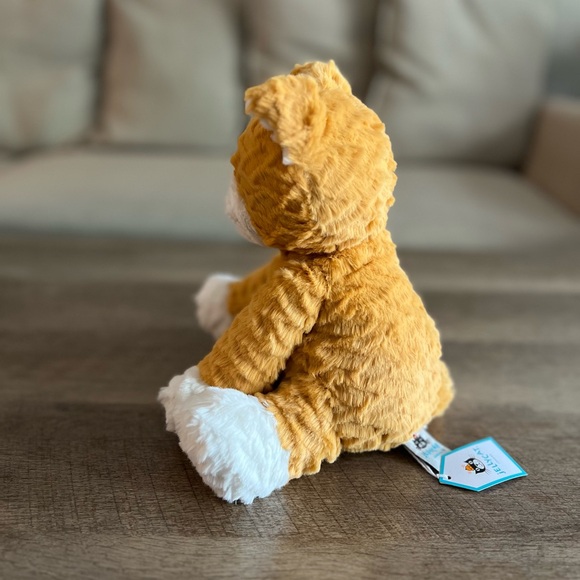 Jellycat Fuddlewuddle Ginger Cat + Cute Bows - VHTF! 🎀 - Authentic & NWT! - Picture 4 of 5
